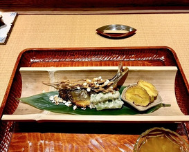 Dinner at Shorenin Monzeki Mae Tsukioka (青蓮院門跡前 月おか)