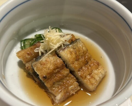 Dinner at Unagi Uomasa (うなぎ 魚政)