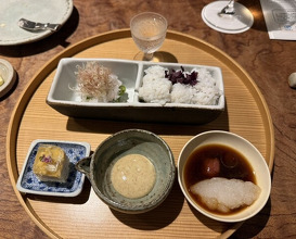 Dinner at Shinmonzen Yonemura (新門前 米村)