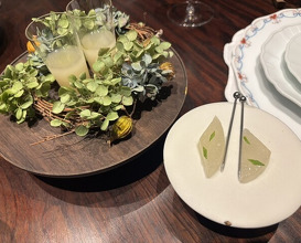 Dinner at Florilège