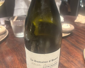 Dinner at Florilège